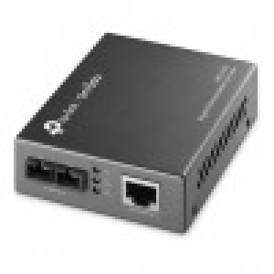 CONVERTIDOR MULTIMEDIA DE MODO INDIVIDUAL GIGABIT TP-LINK MC210CS PARA AMPLIAR LA DISTANCIA DE FIBRA HASTA 15KM