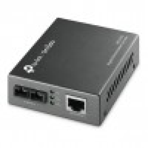 CONVERTIDOR MULTIMEDIA DE MODO INDIVIDUAL GIGABIT TP-LINK MC210CS PARA AMPLIAR LA DISTANCIA DE FIBRA HASTA 15KM