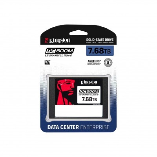 UNIDAD DE ESTADO SÓLIDO KINGSTON DC600M ENTERPRICE 7680GB SATA3 2.5 R.560MB/S W.530MB/S PARA SERVIDOR - Image 2